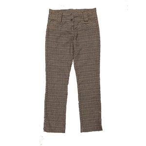 Checkered Gray High Waisted Pants